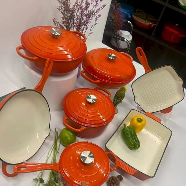 Eleven Set Cast Iron